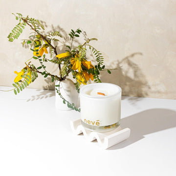 Kowhai Blossom + Lime Candle - Nevé 