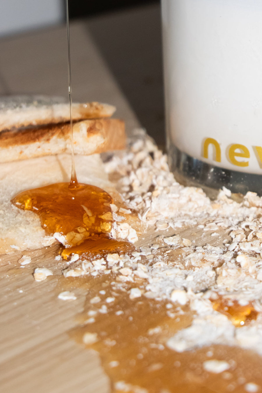 Creamy Oats + Honey Toast